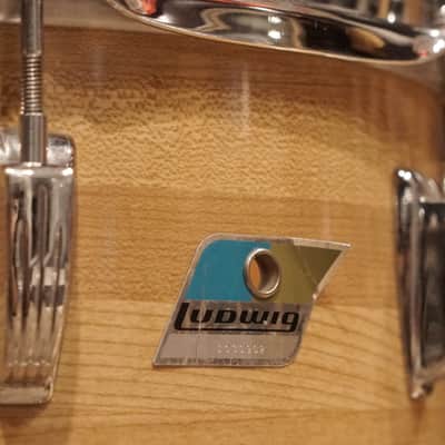 Ludwig 12/13/14/16/18" Drum Set - 1970s Jazzette Butcher Block image 11
