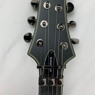 Schecter Blackjack SLS C-1 FR-P Satin Black SBK New + Free Gig Bag - Left Handed Passive Dots C1 C 1 image 13