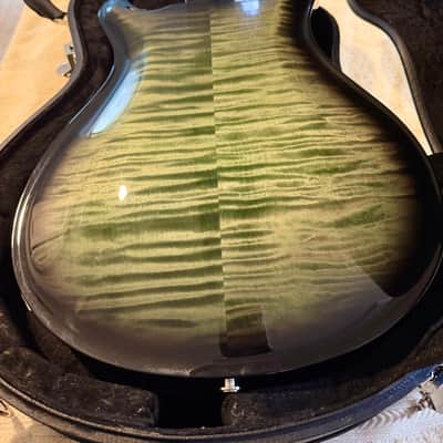 2021 Paul Reed Smith McCarty 594 Hollow Body II - Trampas Green Flame image 5