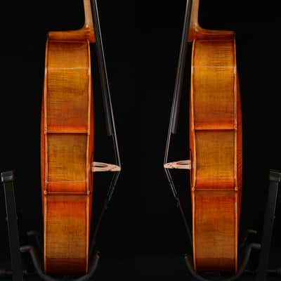 Nicely Hand Made 4/4 Cello Stradivari 1712 Davidov Cello European Wood No.W069 image 5
