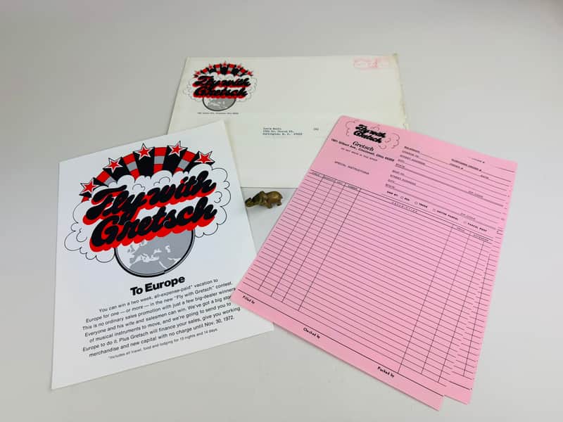 Gretsch "Fly With Gretsch" Dealer Promotion Pack 1972 image 1