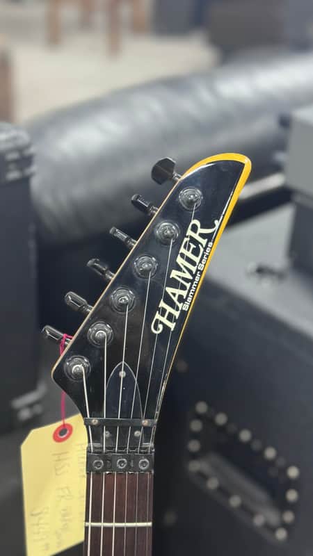 Hamer Slammer Series - Black/gold sparkle finish | Reverb