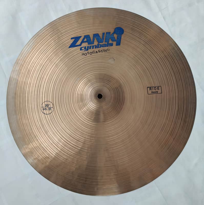 Zanki 20" Heavy Ride Becken Rotocasting – NOS,Vintage,Ultra Rare image 1