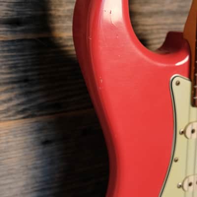 Used Fender 2006 Custom Shop 1960 Stratocaster Relic - Fiesta Red w/OHSC image 5