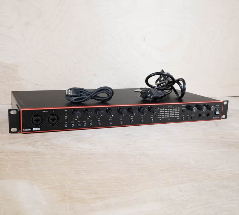 Focusrite Scarlett 18i20 3rd Gen USB Audio Interface 2023 Black image 1