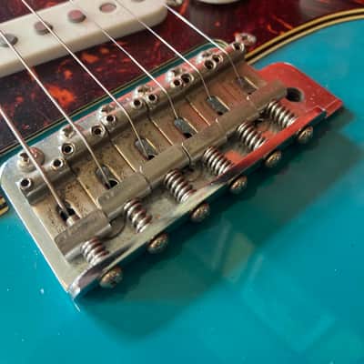 Fernandes The Revival 1983 - Turquoise w/ Duncan Pickups image 6