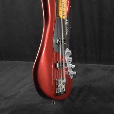 Fender American Ultra II Jazz Bass V Maple Fingerboard Sinister Red image 5