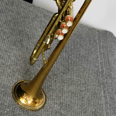 Vintage Reynolds Contempora Large Bore Bb Trumpet w 1st Valve Slide Trigger...1957 image 4