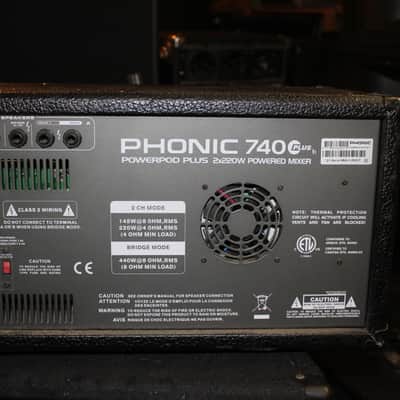 Phonic 740Plus/Powered Mixer Head image 5