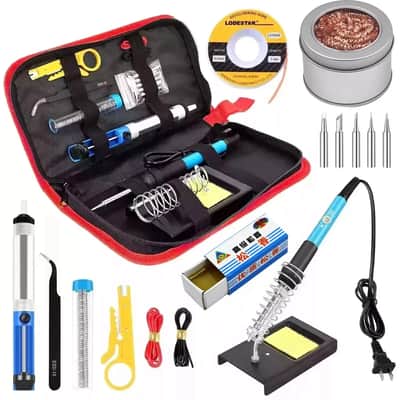 New 60W Electric Soldering Iron Welding Gun Tool Kit Solder Wire Desoldering Pumps