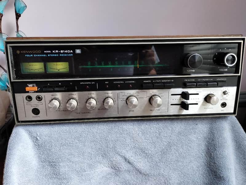Kenwood KR6140A quadrophonic receiver in very good condition - 1970's image 1