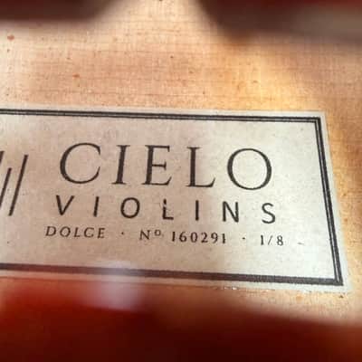 Cielo Dolce 1/8 Violin SN: 160291 with Case and Bow image 10
