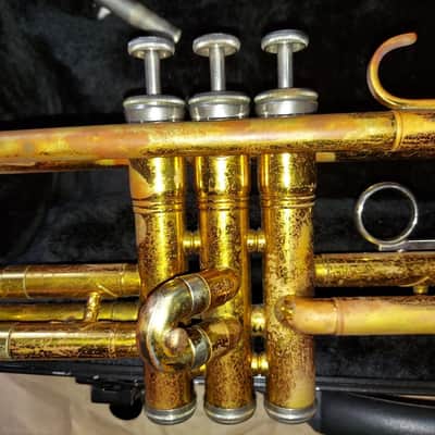 King Cleveland 600 Bb Trumpet, USA, Brass with Case, Good playing condition image 8