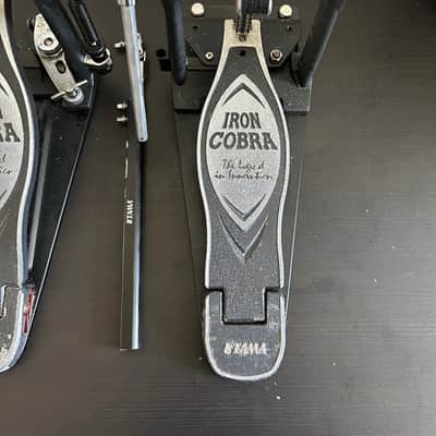 Tama HP900PWLN Iron Cobra 900 Series Power Glide Double Bass Drum Pedal Lefty 2010s - Black/Chrome image 3