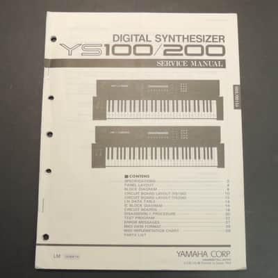 Yamaha YS100/200 Service Manual [Three Wave Music]