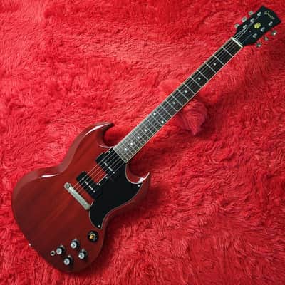 Greco SS63-60S 1988 SG Special - Mint Collection - Cherry Red Finish - All Original With Original HOT LICK P-90's - Fujigen Made - Made In Japan MIJ image 2