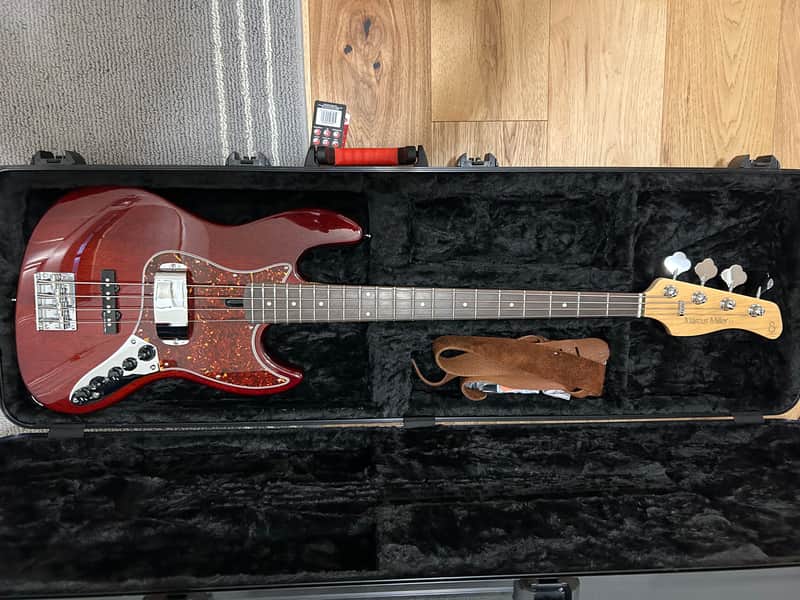 Sire 2nd Generation Marcus Miller V3 MA 4-String with Rosewood Fretboard 2019 - Mahogany — GATOR HARD CASE and GIG BAG image 1