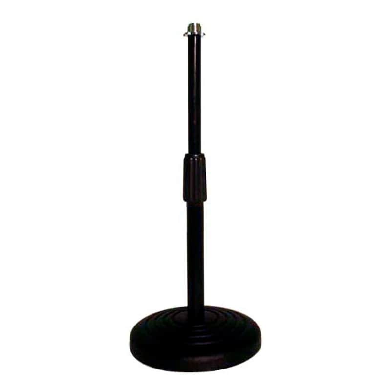 Stagg MIS-1110BK Desktop Mic & Speaker Stand (Adjustable Height) image 1