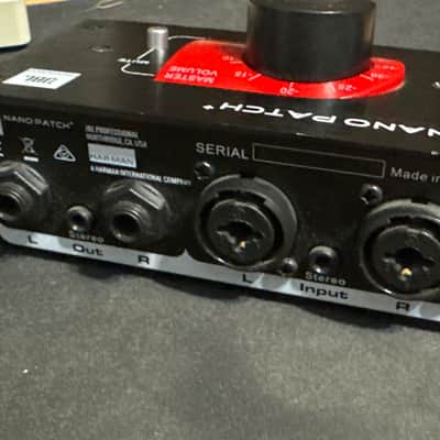 JBL Nano Patch+ Compact 2-Channel Passive Volume Controller 2010s - Black/Red image 2