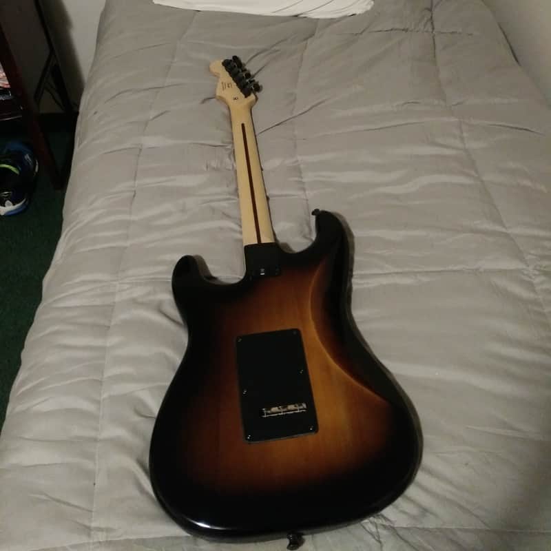 Squier P90 Stratocaster Sunburst | Reverb