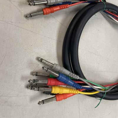Hosa CPP-802 8-channel 1/4-inch TS Male Snake - 6.6 foot image 4