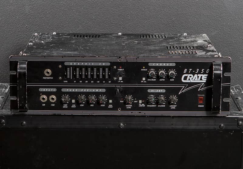 Crate BT-350 "ThunderBass" 350-Watt Rackmount Bass Amp Head image 1