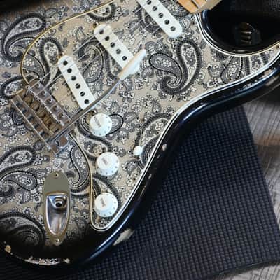 2019 Fender Custom Shop '68 Stratocaster Limited Edition Electric Guitar Black Paisley Relic + COA OHSC image 8