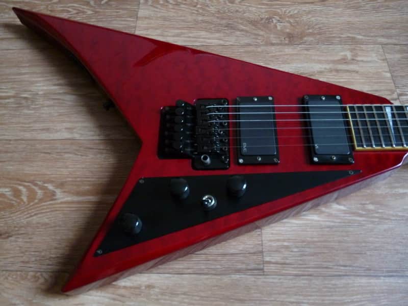 Jackson Stars JP.RR E-230TR Rhoads 2003 Trans Red image 1