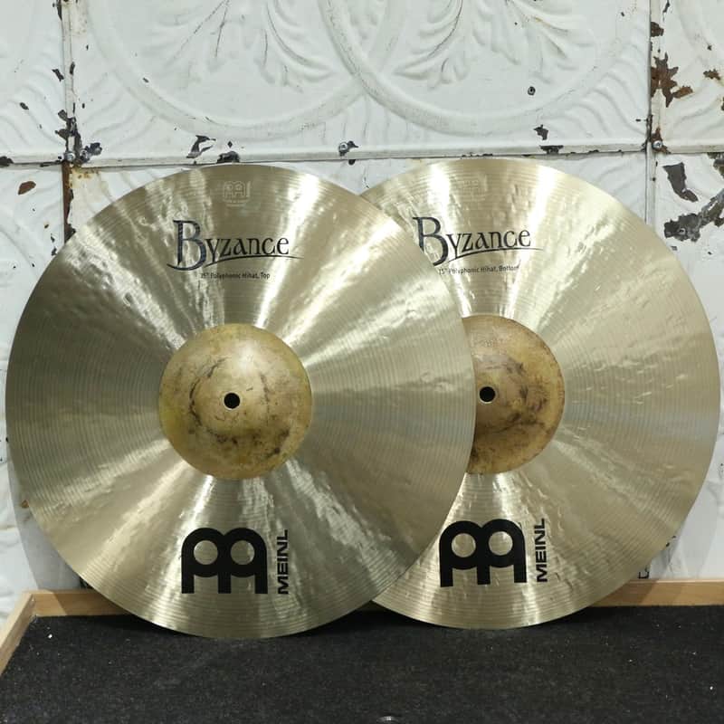 Meinl Byzance Traditional Polyphonic Hi-Hats 15in (1152/1424g) image 1