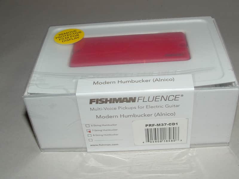 Fishman Fluence PRF-M37-CD1 7 String Modern Humbucker Ceramic 3 Voices (Red) image 1