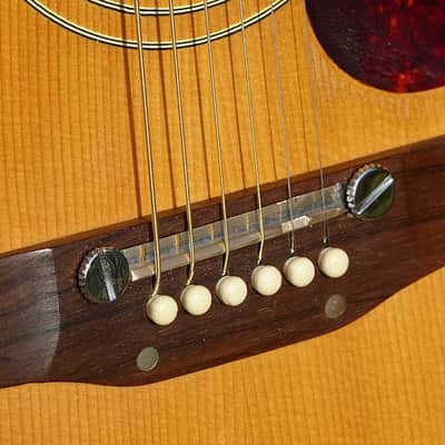 1965-66 Harptone-made Supreme A-6N dreadnought guitar image 7