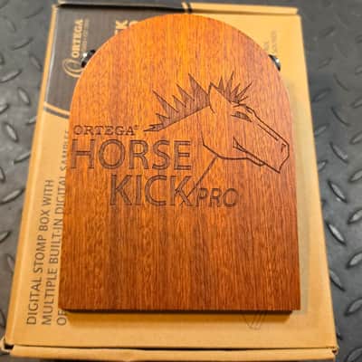 Ortega Guitars Horse Kick Pro Digital Percussion Stomp Box with 5
