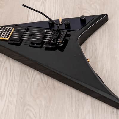 1991 Grover Jackson Randy Rhoads Custom V Metallic Black w/ EMGs, Case image 9
