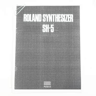 1976 Roland SH-5 44-Key Monophonic Analog Synthesizer with Cover and Manual image 12