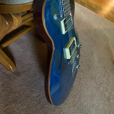All Original Yamaha AES 620 2000's Blue Burst Seymour Duncan image 6