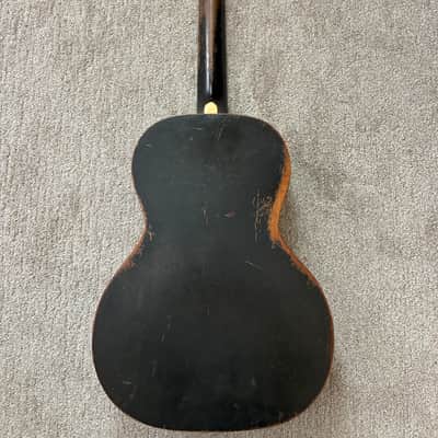 RARE! 1920s - 1930s Oscar Schmidt Stella Gambler Concert Ladder Braced Parlor Guitar Ready To Go! image 15