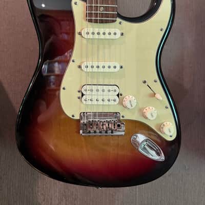 Fender American Deluxe Fat Stratocaster HSS 2005 - Three Tone Sunburst image 1