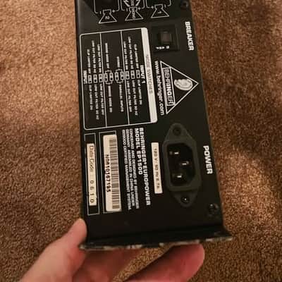 2 JRX100 PA Speakers with Stands and Behringer Amplifier image 3