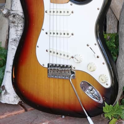 1978 Fender Stratocaster with Maple Fretboard Sunburst image 12