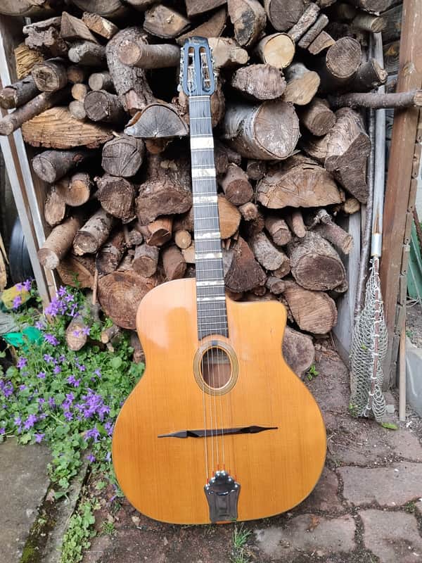 Jean Pierre Favino 1984 Enrico Macias Model 10 Django Gypsy Jazz Guitar image 1