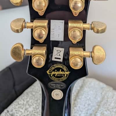 Epiphone Les Paul Custom 2015 - Gloss Black with Gold Accents image 5
