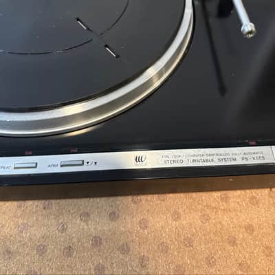 Sony PS X55s Vintage Stereo Black  Turntable 800114 Made In Japan Platter toneArm image 6
