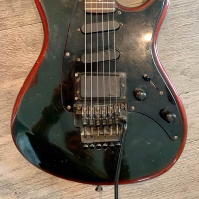 Ibanez Roadstar II RG440 1986 w/Floyd Rose licensed tremolo, Dark Wine image 1