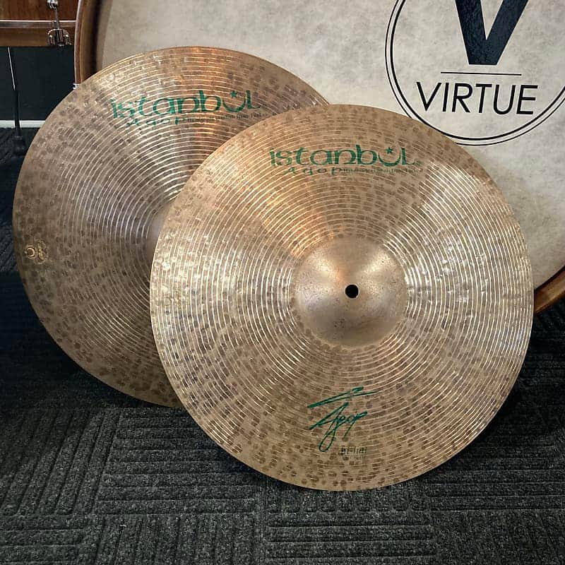 Istanbul Agop Signature 15” Hi Hat Cymbals (Pair) [SKU Y214496] image 1