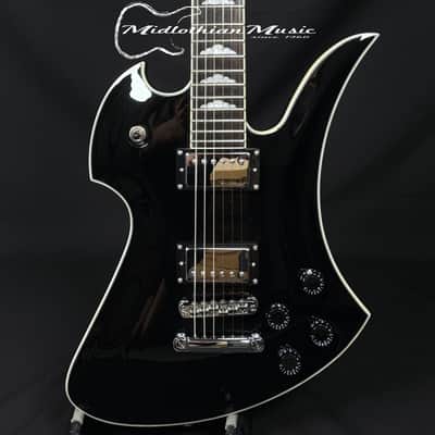 B.C. Rich - Mockingbird Special Electric Guitar - Black Gloss USED image 2
