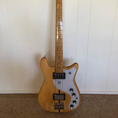 1970 Epiphone ET-288N Neck-thru MIJ Bass with Hardshell Case EXC+ Condition image 1