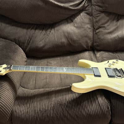 Schecter Blackjack ATX C-1 FR Aged White Guitar *SUPER BLACK EBONY FINGERBOARD* (Made In Korea) image 3
