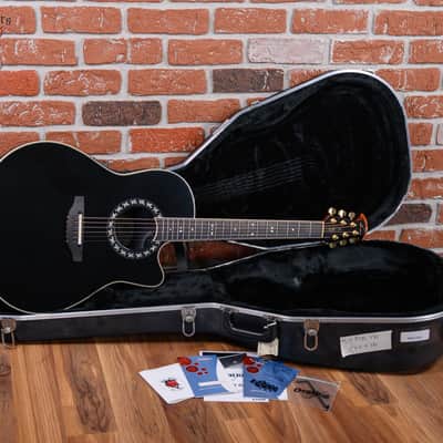 Ovation 1777 Lx Legend LX Black 2004 w/OHSC (Owned By Dave Mustaine) image 2