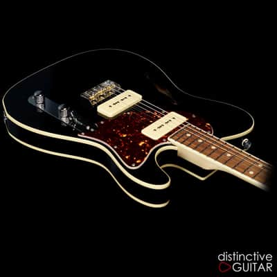 Suhr Custom Classic T Black Double Bound - Dual P90 Pups image 3