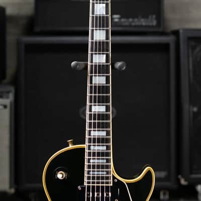 Gibson Vintage 1973 Les Paul Custom '54 Reissue Electric Guitar - Ebony with Hardshell Case - Used image 5